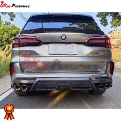 RNG Style Carbon Fiber Rear Diffuser For BMW F95 X5M 2019-2023