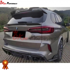 LD Style Carbon Fiber Roof Spoiler For BMW F95 X5M 2019-2023