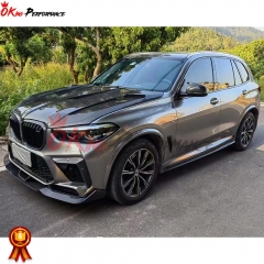 RNG Style Carbon Fiber Front Lip For BMW F95 X5M 2019-2023