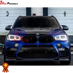 3D Style Carbon Fiber Front Lip For BMW X5M F85 X6M F86 2015-2018