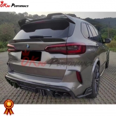 LD Style Carbon Fiber Rear Diffuser For BMW F95 X5M 2019-2023