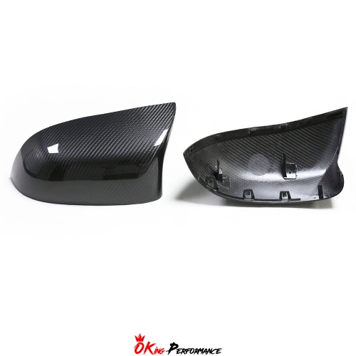 Dry Carbon Fiber Replacement Side Mirror Cover For BMW X5M F85 2015-2018