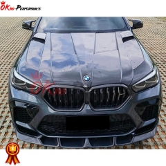 LD Style Carbon Fiber Hood For BMW F96 X6M 2019-2023