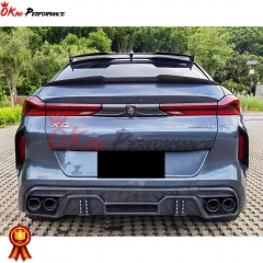LD Style Carbon Fiber Roof Spoiler For BMW F96 X6M 2019-2023