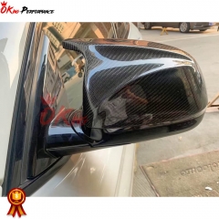 Carbon Fiber Replacement Side Mirror Cover For BMW X5 G05 2019-2023