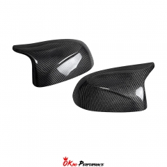 Carbon Fiber Replacement Side Mirror Cap For BMW X6 G06 2019-2023