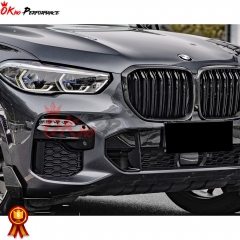 MP Style Dry Carbon Fiber Front Splitter For BMW X5 G05 2019-2023