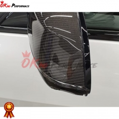 OEM Style Dry Carbon Fiber Replacement Mirror Cover For BMW X5 G05 2019-2023