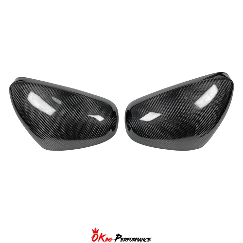 Dry Carbon Fiber Replacement Side Mirror Cover For BMW M6 F06 F12 F13 2011-2016