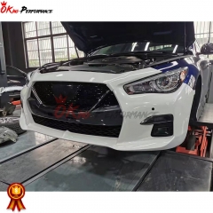 400R Style PP Front Bumper For Infiniti Q50 2013-2024