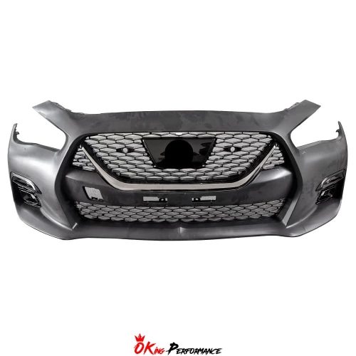 400R Style PP Front Bumper For Infiniti Q50 2013-2024