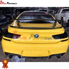 V Style Carbon Fiber Trunk Spoiler Rear Wing For BMW 6 Series F06 F12 F13 M6 2011-2016