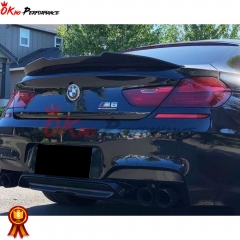 PSM Style Dry Carbon Fiber Rear Wing Trunk Spoiler For BMW 6 Series F06 F13 2011-2016