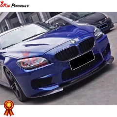 V Style Carbon Fiber Front Lip For BMW 6 Series F06 F12 F13 M6 2011-2016