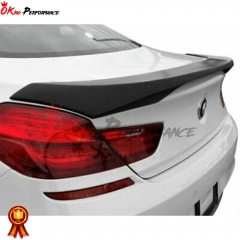 HM Style Carbon Fiber Rear Wing Trunk Spoiler For BMW 6 Series F06 F13 2011-2016
