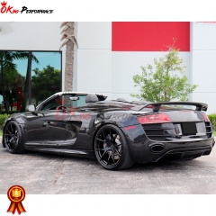 Carbon Fiber Rear Spoiler Trunk Wing For Audi R8 Spyder V10 2010-2015