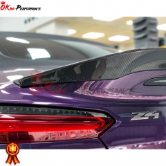 TRD Style Dry Carbon Fiber Rear Wing Trunk Spoiler For BMW Z4 G29 2019-2024