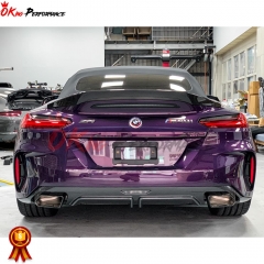 TRD Style Dry Carbon Fiber Rear Wing Trunk Spoiler For BMW Z4 G29 2019-2024