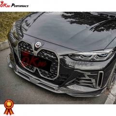 SQ Style Dry Carbon Fiber Front Lip For BMW i4 2021-2024