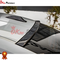 AC Style Dry Carbon Fiber Trunk Spoiler For BMW i4 2021-2024