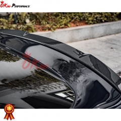 VS Style Dry Carbon Fiber Rear Trunk Spoiler Wing For BMW i4 2021-2024