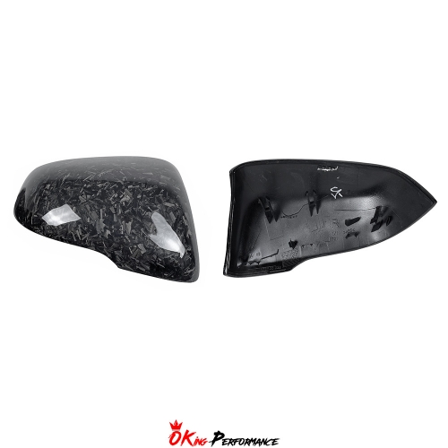 Forged Carbon Fiber Repalcement Side Mirror Cover For Toyota GR Supra MK5 A90 A91 2019-2024