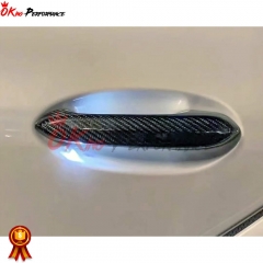 Dry Carbon Fiber Door Handle Cover For Toyota GR Supra MK5 A90 A91 2019-2024