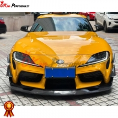 Aimgain Style Carbon Fiber Front Lip For Toyota GR Supra MK5 A90 A91 2019-2024