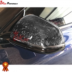 Forged Carbon Fiber Repalcement Side Mirror Cover For Toyota GR Supra MK5 A90 A91 2019-2024