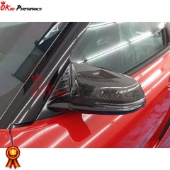 AN Style Carbon Fiber Repalcement Side Mirror Cover For Toyota GR Supra MK5 A90 A91 2019-2024