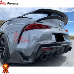 Aimgain Style Carbon Fiber Trunk Wing Rear Spoiler For Toyota GR Supra MK5 A90 A91 2019-2024