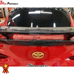 Aimgain Style Forged Carbon Fiber Trunk Wing Rear Spoiler For Toyota GR Supra MK5 A90 A91 2019-2024