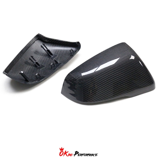 Dry Carbon Fiber Repalcement Side Mirror Cover For Toyota GR Supra MK5 A90 A91 2019-2024