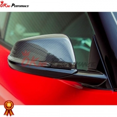 Carbon Fiber Repalcement Side Mirror Cover For Toyota GR Supra MK5 A90 A91 2019-2024