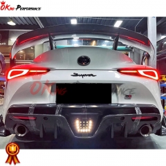 Aimgain Style Carbon Fiber Rear Diffuser For Toyota GR Supra MK5 A90 A91 2019-2024