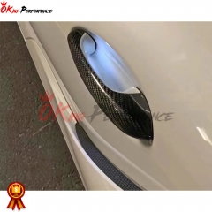 Dry Carbon Fiber Door Handle Cover For Toyota GR Supra MK5 A90 A91 2019-2024