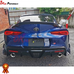 TRD Style Dry Carbon Fiber Rear Spoiler Trunk Wing For Toyota GR Supra MK5 A90 A91 2019-2024