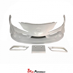 INGS Style Glass Fiber Front Bumper For Toyota GR Supra MK5 A90 A91 2019-2024