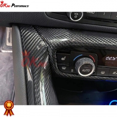 Dry Carbon Fiber Interiors Center Console Side Panel Cover Kits For Toyota GR Supra MK5 A90 A91 2019-2024
