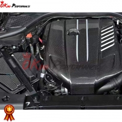 Dry Carbon Fiber Engine Cover For Toyota GR Supra MK5 A90 A91 2019-2024