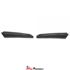 CMST Style Carbon Fiber Front Canards For Toyota GR Supra MK5 A90 A91 2019-2024