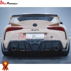 CMST Style Carbon Fiber Rear Diffuser For Toyota GR Supra MK5 A90 A91 2019-2024