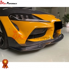 MB Style Carbon Fiber Front Lip For Toyota GR Supra MK5 A90 A91 2019-2024