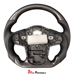 V2 Custom Made Carbon Fiber Perforated Leather Steering Wheel For Toyota GR Supra MK5 A90 A91 2019-2024