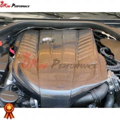 V2 Carbon Fiber Engine Bay Cover For Toyota Supra MK5 A90 A91 GR B58 V6