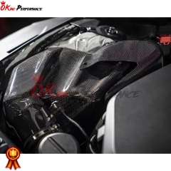 GrupperM Style Dry Carbon Fiber RAM Air System Intake Kit For Toyota Supra MK5 A90 A91 GR B58 2019-2024