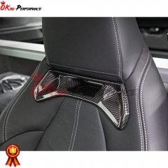 Dry Carbon Fiber Interiors Seat Insert Cover Kits Pair For Toyota Supra MK5 A90 A91 GR 2019-2024