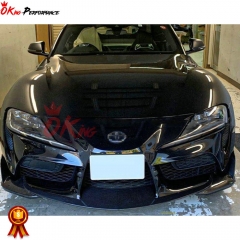 Toms Style Carbon Fiber Front Lip For Toyota Supra MK5 A90 A91 GR 2019-2024