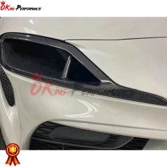 Carbon Fiber Vented HeadLight Air Duct For Toyota Supra MK5 A90 A91 GR 2019-2024