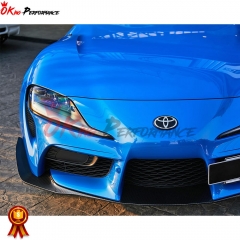 TRD Style Carbon Fiber Front Lip (3 pcs) For Toyota Supra MK5 A90 A91 GR 2019-2024